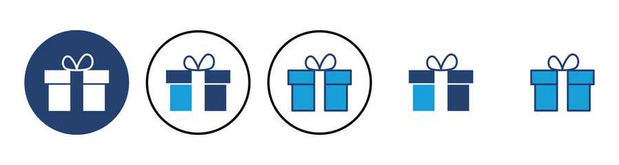 Gift icon vector. gift vector icon. birthday gift