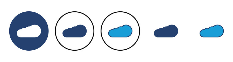 cloud icon vector. cloud vector icon