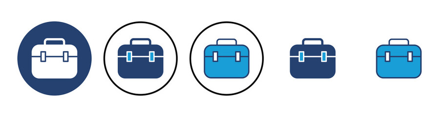 Briefcase icon vector. suitcase icon. luggage symbol.