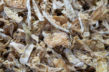 Close-Up of Dried Herbal Ingredients for Culinary and Medicinal Use