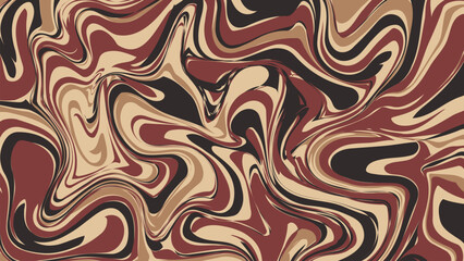 Swirling Earth Tones: Abstract Art Masterpiece