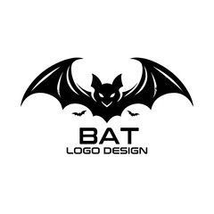 Bat Vector Logo Design