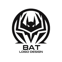 Bat Vector Logo Design