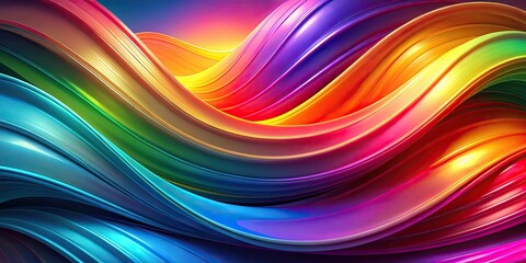 Naklejka premium Abstract background with vibrant colors and dynamic shapes, abstract, background, colorful, vibrant, design, layout