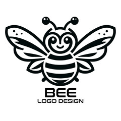 Bee Vector Logo Design