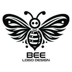 Bee Vector Logo Design