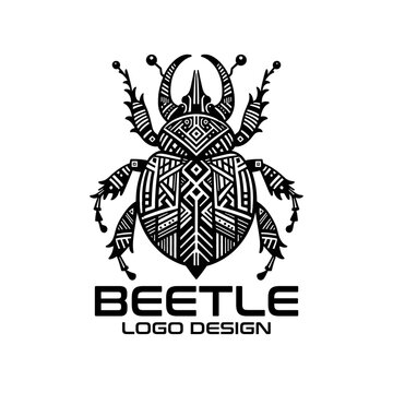 Beetle Vector Logo Design 