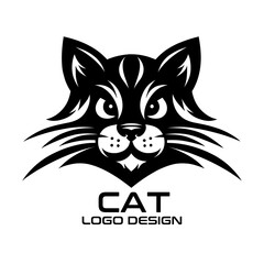 Cat Vector Logo Design