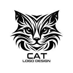 Cat Vector Logo Design