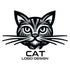 Cat Vector Logo Design