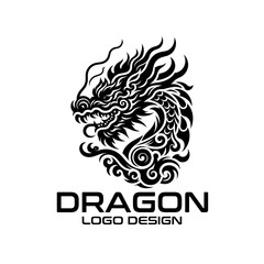 Dragon Vector Logo Design