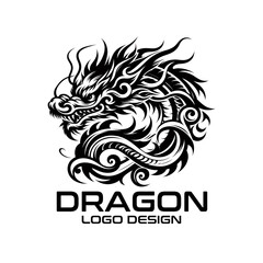 Dragon Vector Logo Design