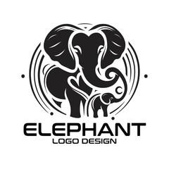 Elephant Vector Logo Design