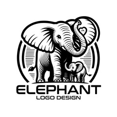 Elephant Vector Logo Design