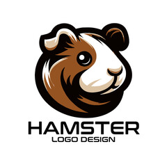 Hamster Vector Logo Design