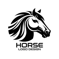 Horse Vector Logo Design