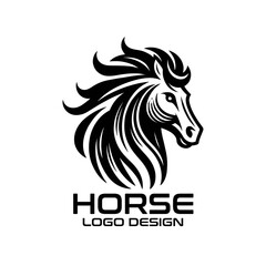 Horse Vector Logo Design