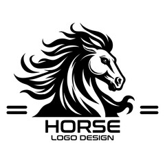 Horse Vector Logo Design