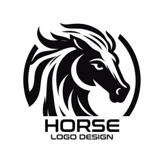 Horse Vector Logo Design
