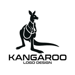 Kangaroo Vector Logo Design