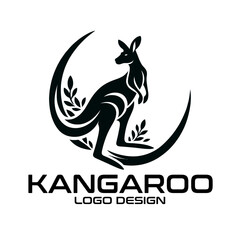 Kangaroo Vector Logo Design