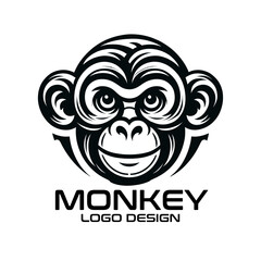 Monkey Vector Logo Design