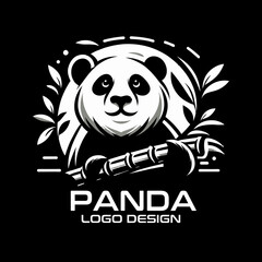 Panda Vector Logo Design