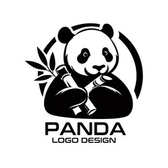 Panda Vector Logo Design