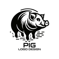 Pig Vector Logo Design
