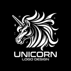 Unicorn Vector Logo Design