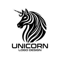 Unicorn Vector Logo Design