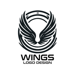 Wings Vector Logo Design