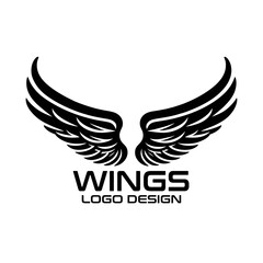 Wings Vector Logo Design