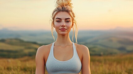 Energizing Outdoor Fitness Routine Filming with a Health Blogger