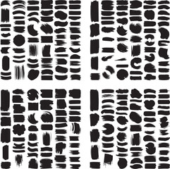 Brush Strokes Vector Illustration Collection