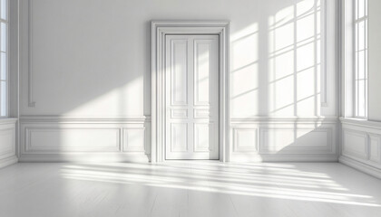 Obraz premium Minimalist and unique interior design in the house