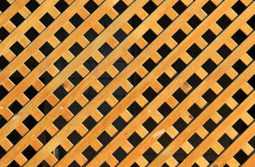 Wooden lattice wall screen abstract textured background