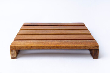 wooden display for placing food or for hot pots