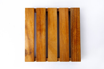 wooden display for placing food or for hot pots
