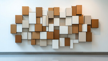 Minimalist and unique interior design in the house