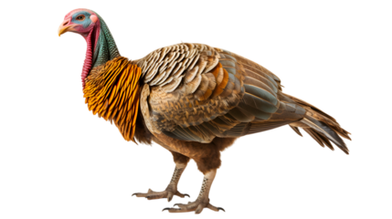 Thanksgiving Turkey isolated on white background