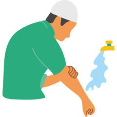 Wudhu Illustration