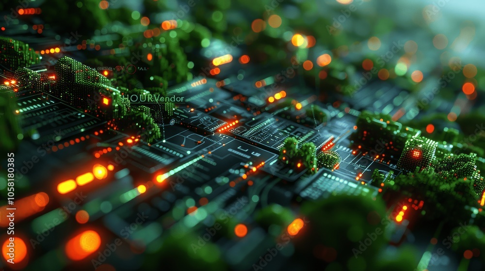 Aufkleber Abstract Background of Web Development Coding Source Code Lines in Technology Atmosphere