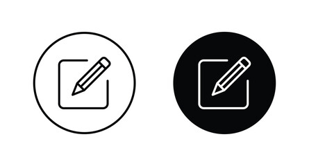 Edit icon, Edit sign and symbol vector. Pencil icon	