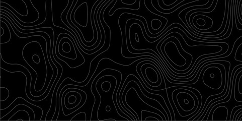 Topographic canyon geometric map relief texture with curved layers and shadow. abstract White background with a beautiful pattern, Topographic contour lines vector map seamless pattern vector.	
