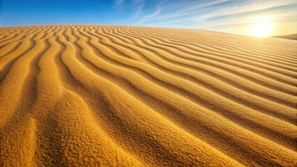 Fototapeta premium sand dune background texture with ripple Low Angle
