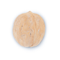 Walnut Organic Healthy Nut on White Background. File With Clipping Path.