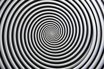 Obraz premium Spiral pattern design on white background