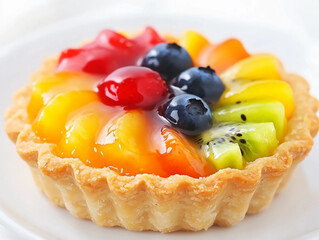 tart with berries