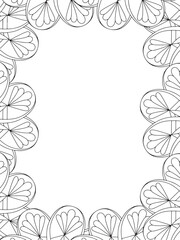 All these designs are hand-drawn and unique 
Flower Border is a Beautiful black-and-white illustration for aadult coloring book,
This is a printable Beautiful Zentangle Coloring page for KDP Interior,